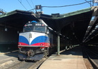 Metro-North Commuter Railroad F40PH-2CAT 4194 @ Hoboken Terminal (Track 1). Photo taken by Brian Weinberg, 2/19/2006.