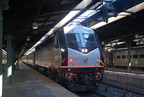 NJ Transit PL42AC 4025 @ Hoboken Terminal. Photo taken by Brian Weinberg, 2/19/2006.