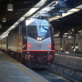 NJ Transit PL42AC 4025 @ Hoboken Terminal. Photo taken by Brian Weinberg, 2/19/2006.