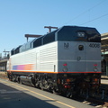NJ Transit PL42AC 4008 @ Hoboken Terminal. Photo taken by Brian Weinberg, 2/19/2006.