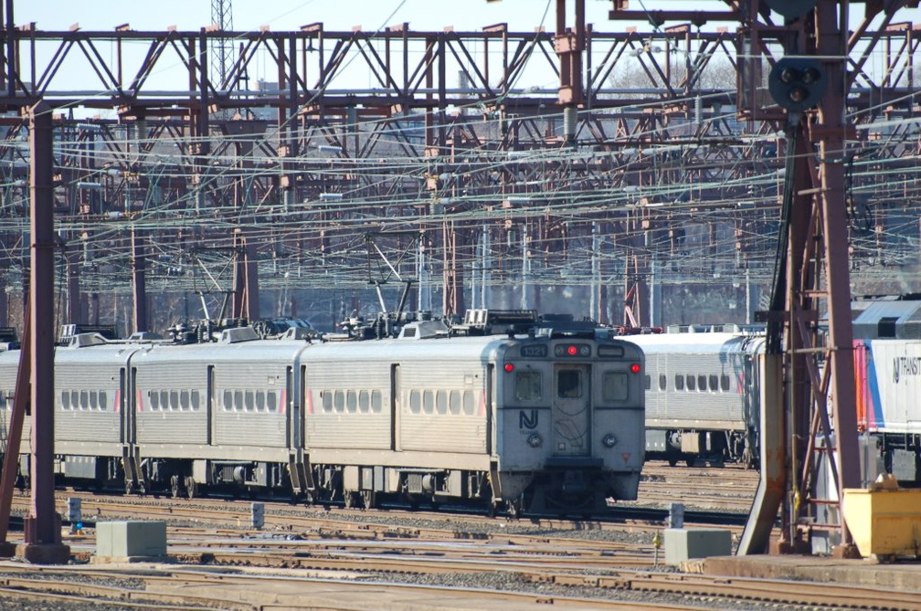 NJ Transit Arrow III 1321 @ Hoboken Terminal. Photo taken by Brian Weinberg, 2/19/2006.