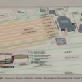 Map of the yard and buildings @ Hoboken Terminal. Photo taken by Brian Weinberg, 2/19/2006.