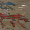 Station diagram for 34 St - 7 Av. Photo taken by Brian Weinberg, 08/06/2003.