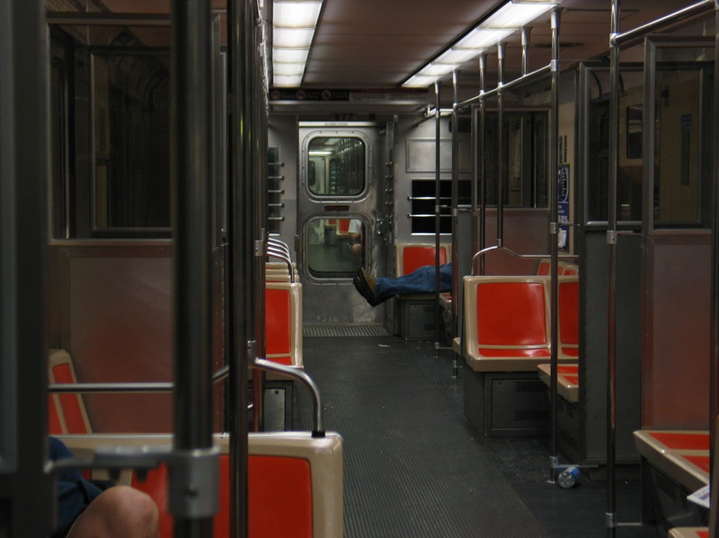 SEPTA BSS car seating layout. Interior. Photo taken by Brian Weinberg, 8/11/2003. IMG_3530.jpg