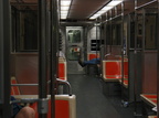 SEPTA BSS car seating layout. Interior. Photo taken by Brian Weinberg, 8/11/2003.
