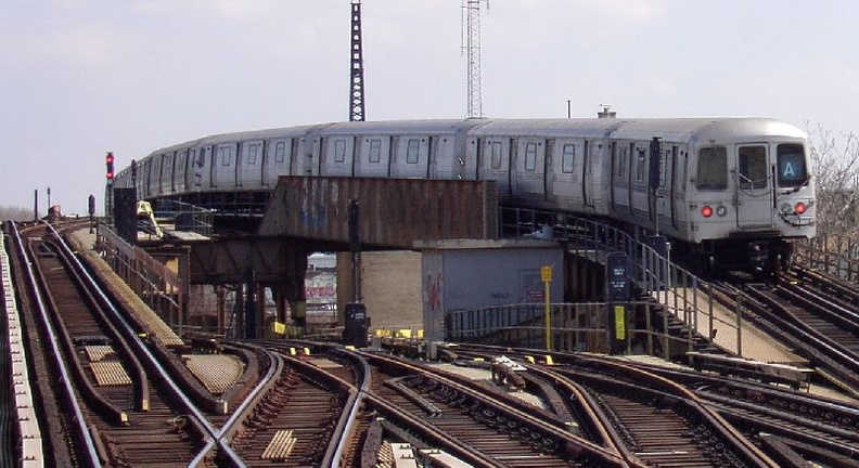 R-44 5236 @ Rockaway Blvd (A). Photo taken by Brian Weinberg, March 9, 2003. PDRM2370.jpg