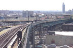 R-143 8253 @ Atlantic Av (L). Train is on the old alignment. Photo taken by Brian Weinberg, March 9, 2003.