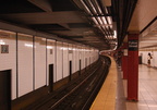 Fulton Street (J/M/Z) - front of the northbound platform, i.e. the lower level (looking south). Photo taken by Brian Weinberg, 6