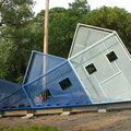 New art and/or functional installation @ MNCR Riverdale station (Hudson Line). Photo taken by Brian Weinberg, 7/3/2006.