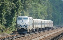 Metro-North Commuter Railroad (MNCR) P32AC-DM 216 @ Riverdale (Hudson Line). Photo taken by Brian Weinberg, 7/9/2006.