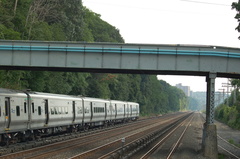 Metro-North Commuter Railroad (MNCR) M-7A 4105 @ Riverdale (Hudson Line). Photo taken by Brian Weinberg, 7/9/2006.