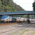 Amtrak P32AC-DM 707 & P42DC 102 @ Riverdale (Train 49, Lake Shore Limited). Photo taken by Brian Weinberg, 7/9/2006.