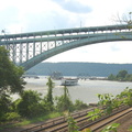 Circle Line boat @ Inwood Movable Bridge (Spuyten Duyvil). Photo taken by Brian Weinberg, 7/9/2006.