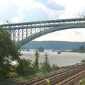 Circle Line boat @ Inwood Movable Bridge (Spuyten Duyvil). Photo taken by Brian Weinberg, 7/9/2006.