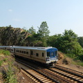 Metro-North Commuter Railroad (MNCR) M-7A 4293 @ Spuyten Duyvil (Hudson Line). Photo taken by Brian Weinberg, 7/9/2006.