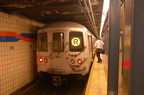 R-46 6056 @ Jamaica - 179 St (R). Note: The (R) was extended to 179 St due to track work. Photo taken by Brian Weinberg, 7/16/20
