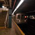R-46 6110 @ Briarwood - Van Wyck Blvd (F) - Manhattan-bound. Photo taken by Brian Weinberg, 7/16/2006.