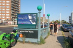 Briarwood - Van Wyck Blvd (E/F) - entrance. Photo taken by Brian Weinberg, 7/16/2006.