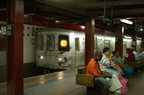 R-46 6000 @ 34 St - Herald Sq (F). Photo taken by Brian Weinberg, 7/26/2006.