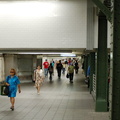 Times Square (7) - 41 Street lower level mezzanine, looking west (toward 8 Av). Photo taken by Brian Weinberg, 8/3/2006.