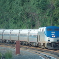 Amtrak P32AC-DM 715 @ Riverdale (Train 284). Photo taken by Brian Weinberg, 9/4/2006.