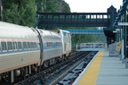 Amtrak P32AC-DM 715 @ Riverdale (Train 284). Photo taken by Brian Weinberg, 9/4/2006.