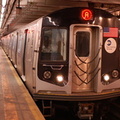 R-160A-2 8653 @ 59 St - Columbus Circle (A). Set is on 4th run of first day of 30-day test. Photo taken by Brian Weinberg, 10/16