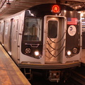 R-160A-2 8653 @ 59 St - Columbus Circle (A). Set is on 4th run of first day of 30-day test. Photo taken by Brian Weinberg, 10/16