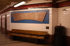 The artwork &quot;In Bound Arch&quot; by Frank Olt @ 23 St - Ely Av (E/V) on the Manhattan-bound platform. Photo taken by Brian