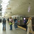 R-62A 2104 @ Grand Central - 42 St (7). Note that this was an 11-car train of all singles. Normally the car in this position wou