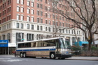 MTA Bus MCI D4500CL 3417 @ Madison Square Park (not in service). Photo taken by Brian Weinberg, 12/19/2006.