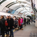 1973 Tube Stock @ Gloucester Road (Piccadilly). Photo taken by Brian Weinberg, 12/29/2006.