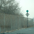 Staten Island North Shore right-of-way along Bank Street. Photo taken by Brian Weinberg, 2/2/2007.