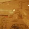 Plans of the Mott Avenue - 149 St station @ Transit Museum Gallery Annex at Grand Central Terminal - Heins and LaFarge exhibit.