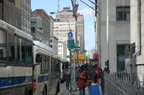 MTA Bus MCI D4500CL @ Barclay St &amp; Church St. Photo taken by Brian Weinberg, 3/21/2007.