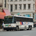 NJT MCI 102D3 CNG 7035 @ Warren St &amp; Church St (Route 134). Photo taken by Brian Weinberg, 3/21/2007.