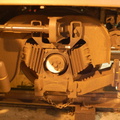 R-142 6971 @ East 180th Street Maintenance Facility (Bronx). Detail of truck. Photo taken by Brian Weinberg, 4/15/2007.