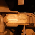 R-142 6971 @ East 180th Street Maintenance Facility (Bronx). Detail of truck bolster seal. Photo taken by Brian Weinberg, 4/15/2