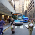 MTA NYCT Bus Orion VII 6749 @ Vanderbilt Avenue and 44th Street (Grand Central Terminal) as part of a display in an Earth Day fa