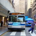 MTA NYCT Bus Orion VII 6749 @ Vanderbilt Avenue and 44th Street (Grand Central Terminal) as part of a display in an Earth Day fa