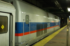 Metro-North Commuter Railroad P32AC-DM 203 @ Grand Central Terminal, Track 35, Hudson Line Express. This is the second rebuilt a