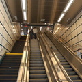 Gun Hill Rd (2/5). Stairs and escalators from street level up  to the mezzanine under the tracks. Photo taken by Brian Weinberg,