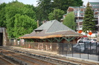 Old low-level northbound platform and station house @ Irvington (MNCR Hudson Line). Photo taken by Brian Weinberg, 5/17/2007.