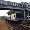 Metro-North Commuter Railroad M-7A 4102 (on left) @ Spuyten Duyvil (Hudson Line). Photo taken by Brian Weinberg, 5/17/2007.