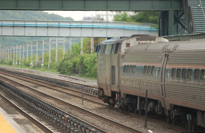 Amtrak P32AC-DM 704 @ Riverdale (Empire Service train #242). Photo taken by Brian Weinberg, 5/20/2007. DSC_2991a.jpg