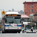 NYCT Orion VII 7804 (Bx27) and NF D60HF 5403 (Bx5) @ near Whitlock Ave. Photo taken by Brian Weinberg, 6/14/2007.