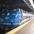 Metro-North Commuter Railroad P32AC-DM 203 @ Grand Central Terminal. Was paired with P32AC-DM 201 to head up a Harlem Line inspe