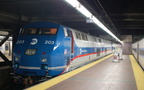 Metro-North Commuter Railroad P32AC-DM 203 @ Grand Central Terminal. Was paired with P32AC-DM 201 to head up a Harlem Line inspe