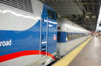 Metro-North Commuter Railroad P32AC-DM 201 @ Grand Central Terminal. Was paired with P32AC-DM 203 to head up a Harlem Line inspe