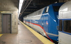 Metro-North Commuter Railroad P32AC-DM 201 @ Grand Central Terminal. Was paired with P32AC-DM 203 to head up a Harlem Line inspe